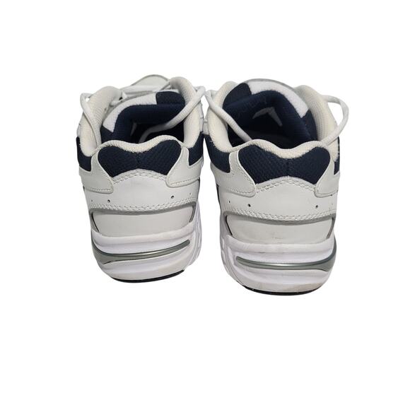 Vionic Men's White Walker Leather Sneakers With Navy Accent Size 8M  102125-2814 - Picture 3 of 6